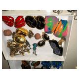 Lot of Costume Jewelry Earrings and Hoops - Dayton