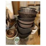 Set of 10 Assorted Garden Planters and Pots