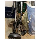 Dunlop Golf Club Set with Bag and Bag Boy LT-450 Golf Trolley