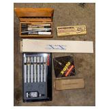 Collection of Art Supplies and Hand Tools