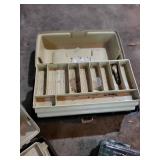 Set of 3 Fishing Tackle Boxes with Some Tackle