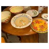 Collection of 5 Decorative Serving Bowls - Hand Painted Designs