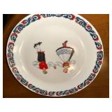 Collection of 5 Decorative Serving Bowls - Hand Painted Designs