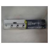 Hampton Bay Mountainbrook 2 ft. 4-Light Bronze Integrated LED Fixed Track Lighting Kit with Metal Shade