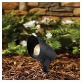 Hampton Bay Low Voltage 50-Watt Black Outdoor Landscape Flood Light T3 Halogen Bulb