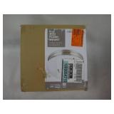 Commercial Electric 9 in. 120-Watt Equivalent Brushed Nickel Integrated LED Mushroom Flush Mount with White Acrylic Shade