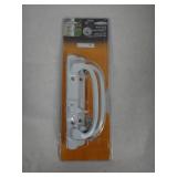 Prime-Line Diecast, White, Patio Door Handle, Offset Thumb turn