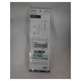 Prime-Line Diecast, White, Patio Door Handle, Offset Thumb turn