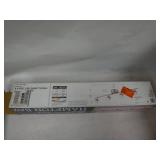 Hampton Bay Burgate 2 ft. 4-Light Brushed Nickel Integrated LED Fixed Track Lighting Kit