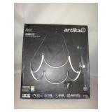 Artika Adelia 25-Watt 1 Light Black Modern 5 CCT Integrated LED Pendant Light Fixture for Dining Room or Kitchen