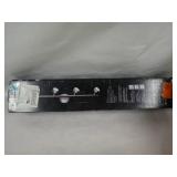 Hampton Bay Burgate 2 ft. 4-Light Brushed Nickel Integrated LED Fixed Track Lighting Kit