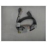 HDX 9 ft. 12/3 20 Amp 250-Volt Air Conditioner Extension Cord, Grey