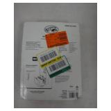 Wireless Battery Operated Doorbell Kit with Wireless Push Button, White and Nickel