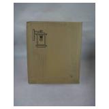 Square 1-Light Black Outdoor Wall Lantern Sconce with Clear Glass Shade, Modern Exterior Wall Light for Patio Garden