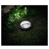 Hampton Bay 600 Lumen Low Voltage 6 in. Black LED Outdoor InGround Well Light Adjustable Light Color Integrated LED (1-Pack)