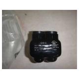 Commercial Electric 6 AWG to 250 MCM Dual-Rated 2-Port 1-Sided Entry Insulated Multiple Tap Connector, Black
