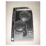 Glacier Bay 6 -Spray Patterns with 1.8 GPM 4.5 in. Wall Mount Dual Shower Heads in Matte Black