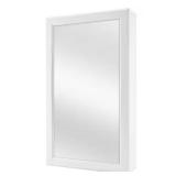 Glacier Bay 15.25 in. W x 26 in. H Rectangular Framed Surface-Mount Bathroom Medicine Cabinet with Mirror in White