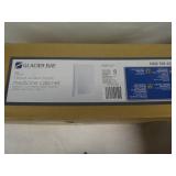 Glacier Bay 15.25 in. W x 26 in. H Rectangular Framed Surface-Mount Bathroom Medicine Cabinet with Mirror in White