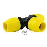 HOME-FLEX 1/2 in. IPS DR 9.3 Underground Yellow Poly Gas Pipe Tee