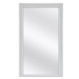 Glacier Bay 15.25 in. W x 26 in. H Rectangular Framed Surface-Mount Medicine Cabinet with Mirror in Gray