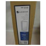 Glacier Bay 15.25 in. W x 26 in. H Rectangular Framed Surface-Mount Medicine Cabinet with Mirror in Gray