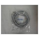 Everbilt 4 ft. Universal Stainless Steel Washing Machine Hose with Elbow (2-Pack)