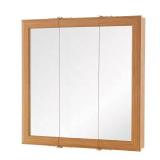 Home Decorators Collection 24 in. W x 24 in. H Rectangular Medicine Cabinet with Mirror