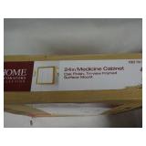 Home Decorators Collection 24 in. W x 24 in. H Rectangular Medicine Cabinet with Mirror