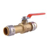SharkBite Max 3/4 in. Brass Push-to-Connect Slip Ball Valve