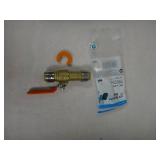 SharkBite Max 3/4 in. Brass Push-to-Connect Slip Ball Valve