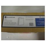 Glacier Bay 15.12 in. W x 19.25 in. H Rectangular Gray Framed Surface Mount or Recessed Medicine Cabinet with Mirror