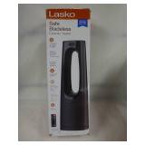 Lasko Bladeless 1500W 28 in. Black Electric Oscillating Tower Ceramic Space Heater with Digital Display (missing remote)