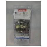 Kwikset Tylo Antique Brass Exterior Entry Door Knob Featuring Microban Antimicrobial Technology