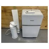 WHIRLPOOL WHAP081BWC Portable Air Conditioner with Dehumidifier