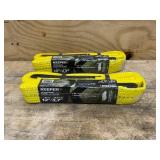 KEEPER Lot of 2- 2 in. x 12 ft. 1 Ply Lift Slings with Flat Loop