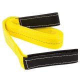 KEEPER Lot of 2- 2 in. x 12 ft. 1 Ply Lift Slings with Flat Loop