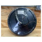 Lakeshore Smart 13 in. LED Color Changing Flush Mount Matte Black Hampton Bay