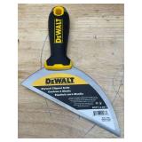 Lot of 2 - DEWALT 6" Stainless Steel Clipped Knife with Soft Grip Handle Model # DXTT 2-201