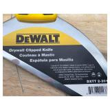 Lot of 2 - DEWALT 6" Stainless Steel Clipped Knife with Soft Grip Handle Model # DXTT 2-201