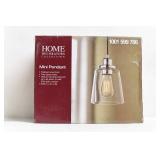 HOME DECORATORS COLLECTION 7435P-32 Polished Nickel Finished Mini Pendant