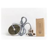 HOME DECORATORS COLLECTION 7435P-32 Polished Nickel Finished Mini Pendant