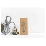 HOME DECORATORS COLLECTION 7435P-32 Polished Nickel Finished Mini Pendant