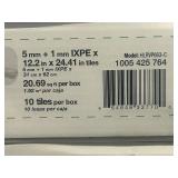 LIFEPROOF Lot of 48 Cases of- Luminescent Sky 6 MIL x 12 in. W x 24 in. L Click Lock Waterproof Vinyl Tile Flooring (20.69 sqft/case) (Total of 993.12 sqft)