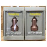 Lot of 2 - Heyday Car Chargers