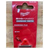 Lot of 3 - Milwaukee Big Hawg Carbide Teeth Diamond File Model # 48-09-5055