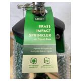 Orbit Brass Impact Sprinkler on Tripod Base