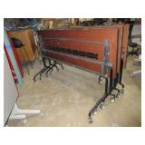 KI, FLIP TOP, NESTING WORK TABLES