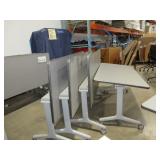 ALL STEEL FLIP TOP NESTING TABLES