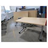 STEELCASE, COALESSE, AKIRA, FLIP TOP NESTING TABLES